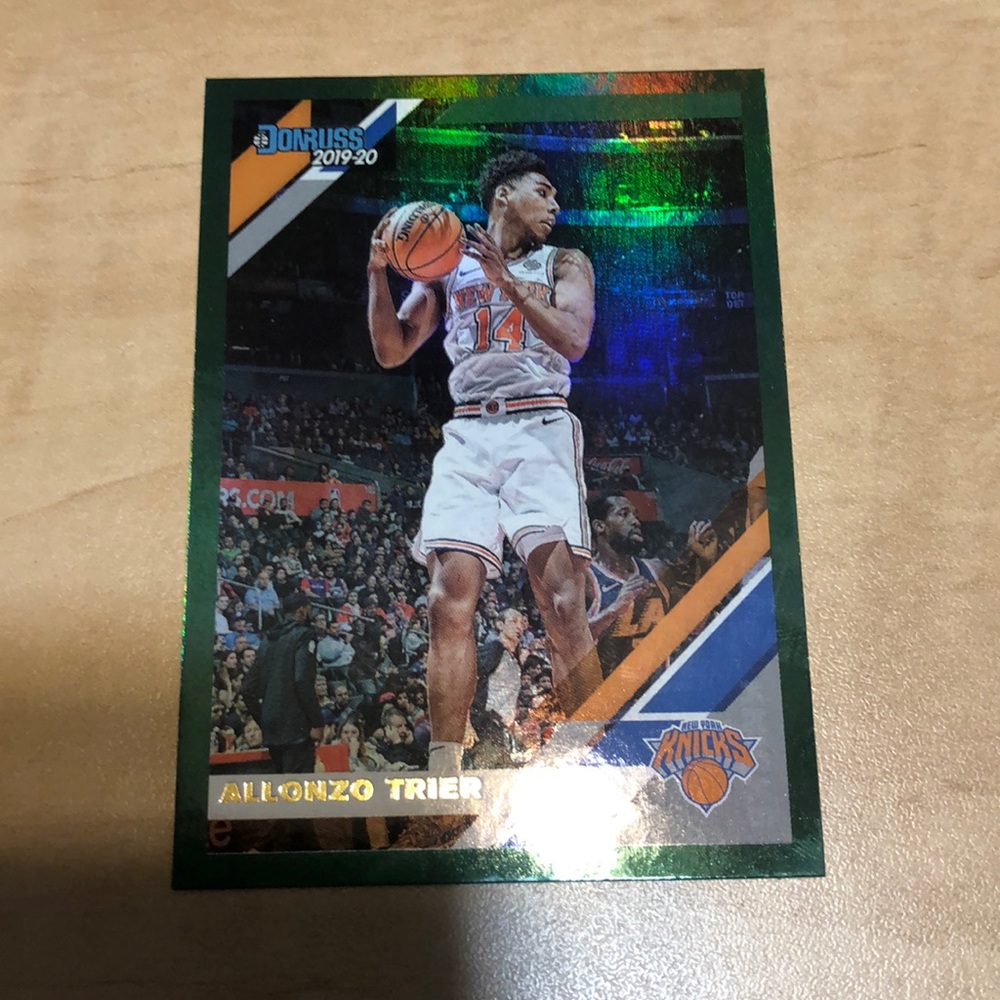 2019-20 Donruss Green bordered Allonzo Trier